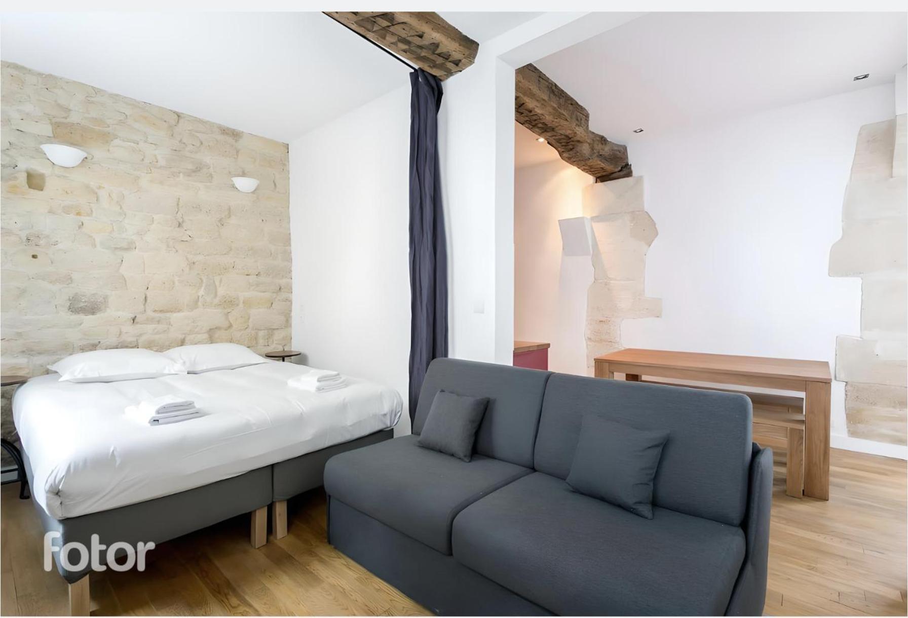 Suite Du Lion/Ac Historic Flat, Marais, 4-5 Guests Parijs Buitenkant foto